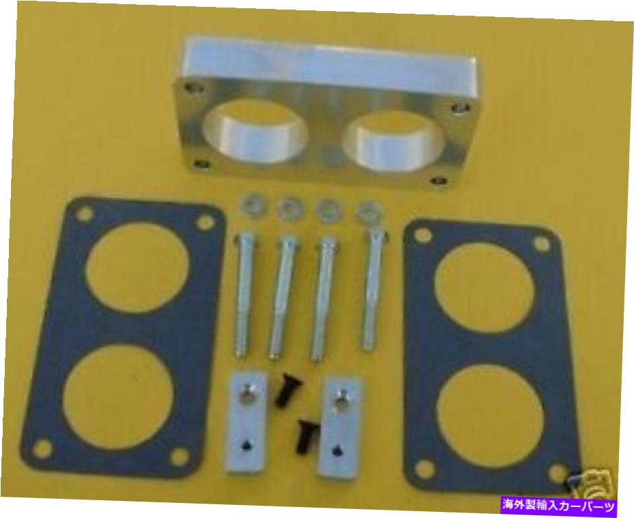 Throttle Body フォードスロットルボディスペーサー1991-1995 F250 F350 7.5L V8ピックアップトラック（7.5に適合） FORD Throttle Body Spacer 1991-1995 F250 F350 7.5L V8 Pickup Truck (FITS 7.5)【並行輸入品】