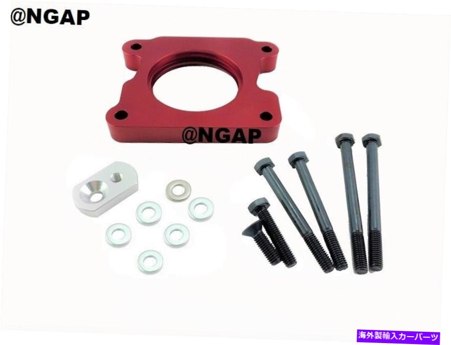 Throttle Body 99-01シボレーS10ピックアップ&GMCソノマ2.2Lの赤いアルミニウムスロットルボディスペーサー Red Aluminum Throttle Body Spacer For 99-01 Chevy S10 Pickup & GMC Sonoma 2.2L【並行輸入品】