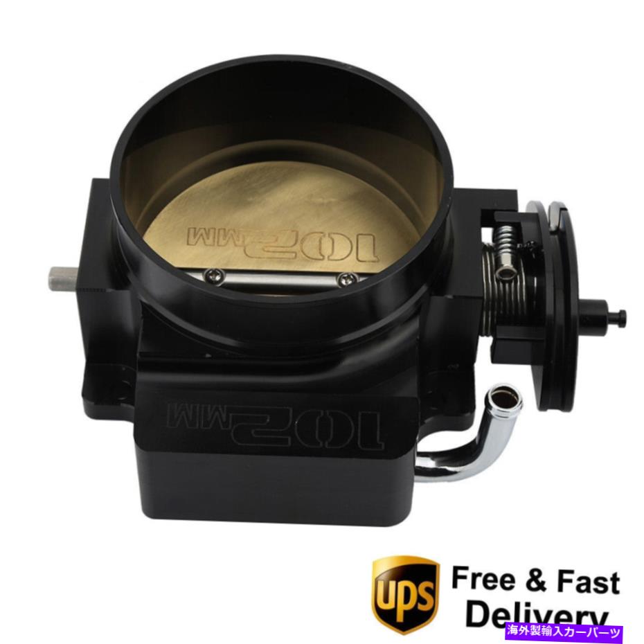 Throttle Body 新しい102mmスロットルボディブラックLS1 LS2 LS3 GM GEN III LS6 LS LS7 SXボルトケーブル New 102mm Throttle Body Black LS1 LS2 LS3 GM Gen III LS6 LS LS7 SX Bolt Cable【並行輸入品】