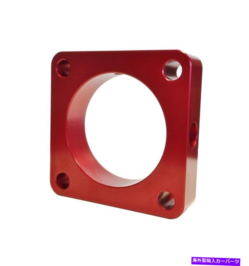 Throttle Body トルクソリューションスロットルボディスペーサーレッド三菱エボエボリューションx 10 08-15 Torque Solution Throttle Body Spacer Red Mitsubishi EVO Evolution X 10 08-15【並行輸入品】