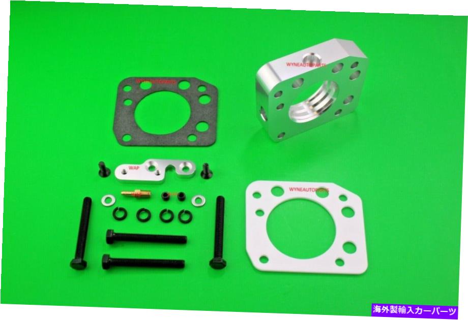 Throttle Body スロットルボディスペーサーとサーマルガスケットに適合する1992-20000ホンダシビック1.5L 1.6L SOHC Throttle Body Spacer & Thermal Gasket Fits 1992-2000 Honda Civic 1.5L 1.6L SOHC【並行輸入品】