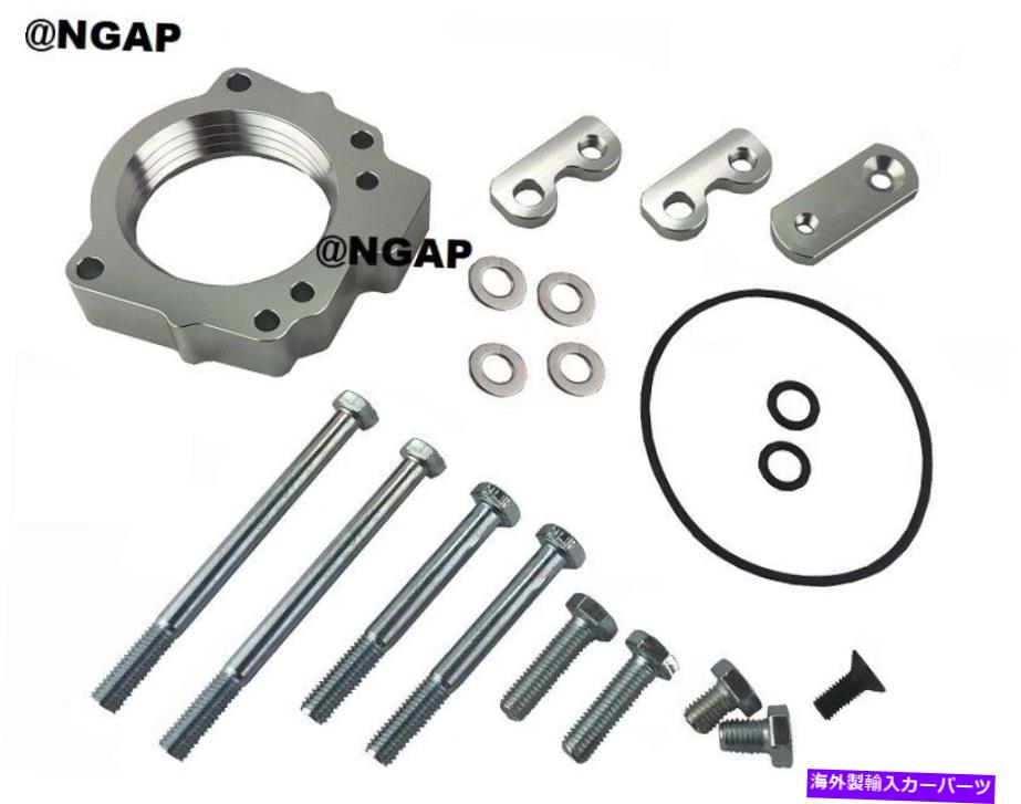 Throttle Body 98-02ランドクルーザー＆レクサスLX470 4.7Lのビレットシルバースロットルボディスペーサー Billet Silver Throttle Body Spacer For 98-02 Land Cruiser & Lexus LX470 4.7L【並行輸入品】