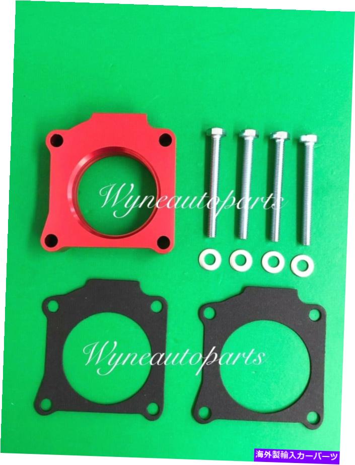 Throttle Body レッドスロットルボディスペーサーフィット2000-2004トヨタセリカGTマトリックスバイブ1.8L RED Throttle Body Spacer Fit 2000-2004 Toyota Celica GT Matrix Vibe 1.8L【並行輸入品】