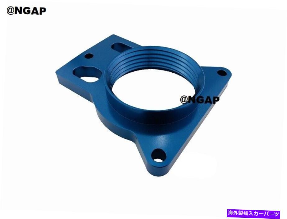 Throttle Body 99-06のブルースロットルボディスペーサー Blue Throttle Body Spacer For 99-06 Chevy Silverado GMC 4.8L 5.3L 6.0L 8.1L V8【並行輸入品】