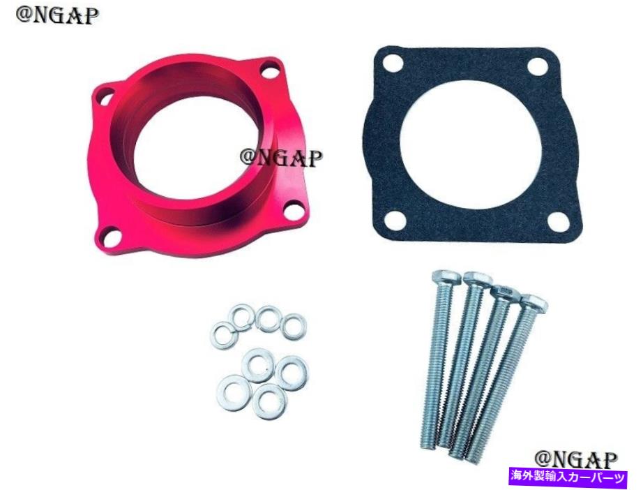 Throttle Body レッドビレットアルミニウムスロットルボディスペーサーフィット2001-2006 BMW 325i E46 2.5L M54 Red Billet Aluminum Throttle Body Spacer Fit 2001-2006 BMW 325i E46 2.5L M54【並行輸入品】