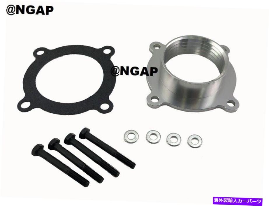 Throttle Body 07-12ダッジダコタラム1500ニトロ3.7L V6のシルバービレットスロットルボディスペーサー Silver Billet Throttle Body Spacer For 07-12 Dodge Dakota Ram 1500 Nitro 3.7L V6【並行輸入品】