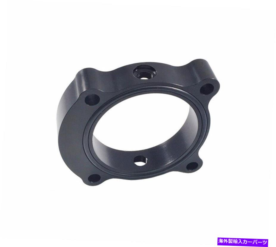 Throttle Body トルクソリューションスロットルボディスペーサーブラックフィットジェネシスクーペ2.0T 2013+ Torque Solution Throttle Body Spacer Black Fits Genesis Coupe 2.0T 2013+【並行輸入品】