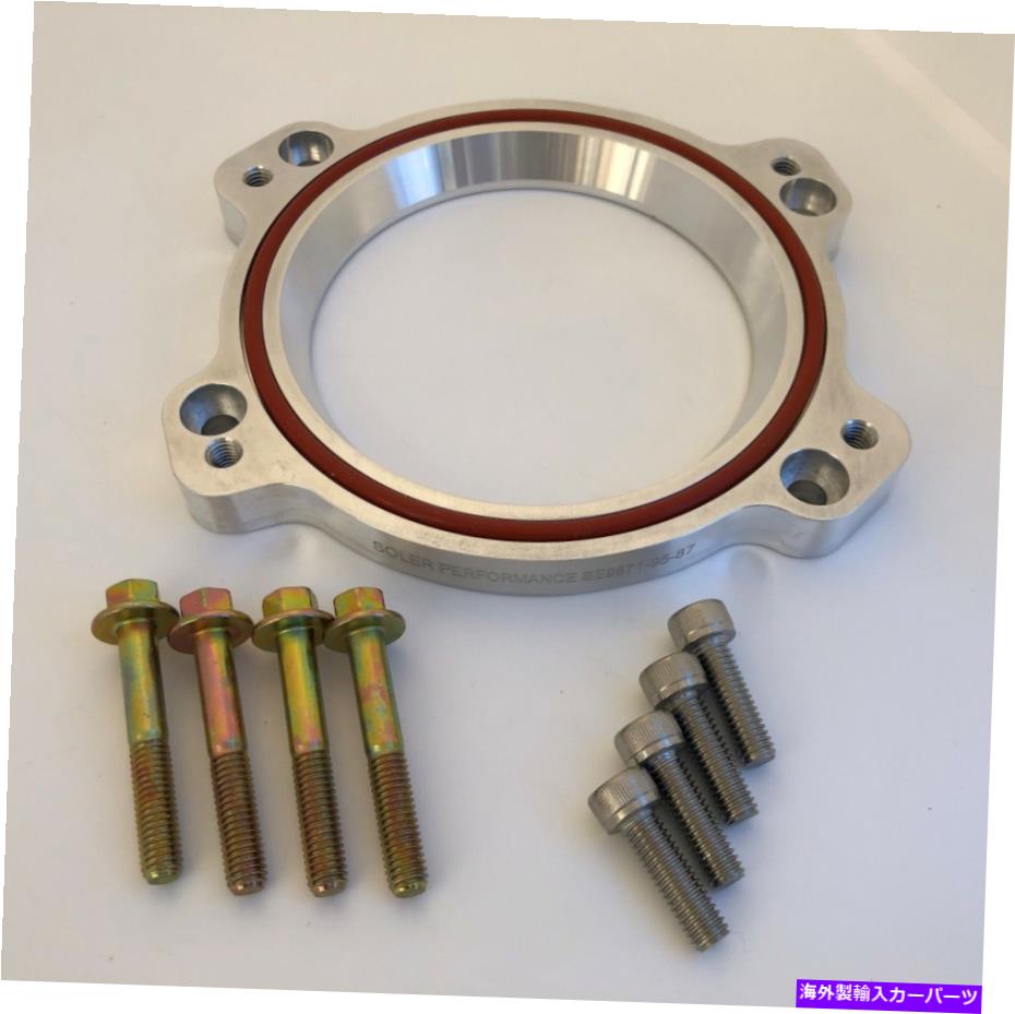 Throttle Body ソラーPRF。アダプター、95 mmスロットルボディ（LT5）から87 mm（LT1/LT2）マニホールド Soler Prf. Adapter, 95 MM Throttle Body (LT5) to 87 MM (LT1/LT2) Manifold【並行輸入品】