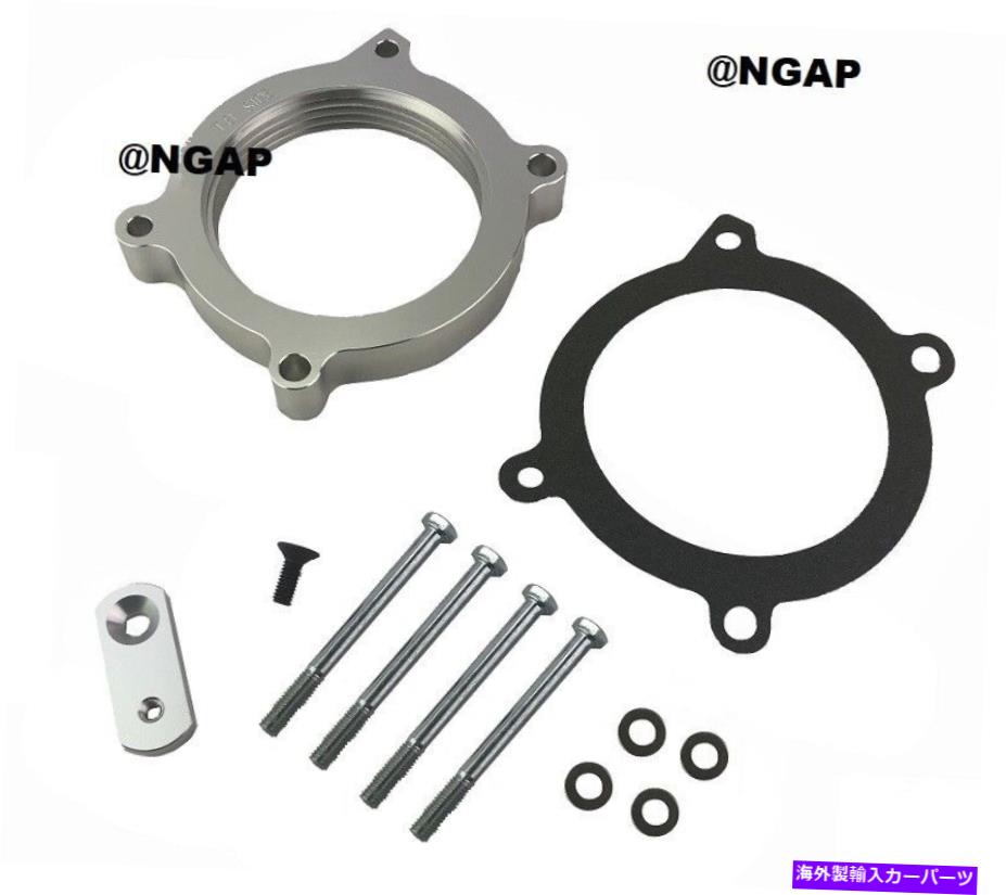 Throttle Body 05-09 GMC Envoy 5.3L Denali＆Trailblazer 5.3Lのビレットスロットルボディスペーサー Billet Throttle Body Spacer For 05-09 GMC Envoy 5.3L Denali & Trailblazer 5.3L【並行輸入品】