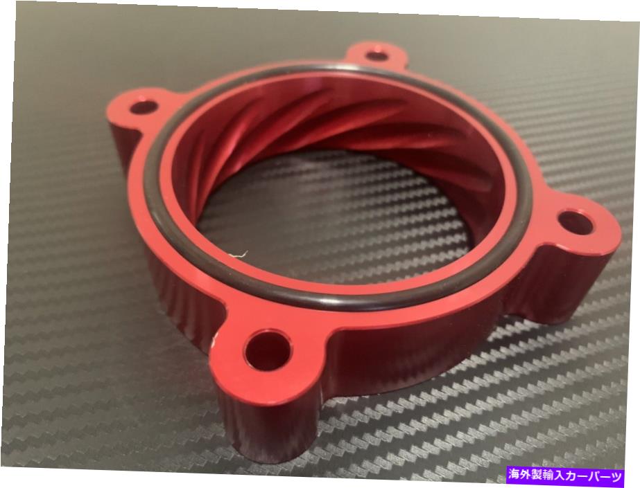 Throttle Body （X745 -AR）2016年から2021年のトヨタタコマV6 2GRFKSのレッドスロットルボディスペーサー (X745-AR) RED Throttle Body Spacer for 2016 - 2021 Toyota TACOMA v6 2GRFKS【並行輸入品】