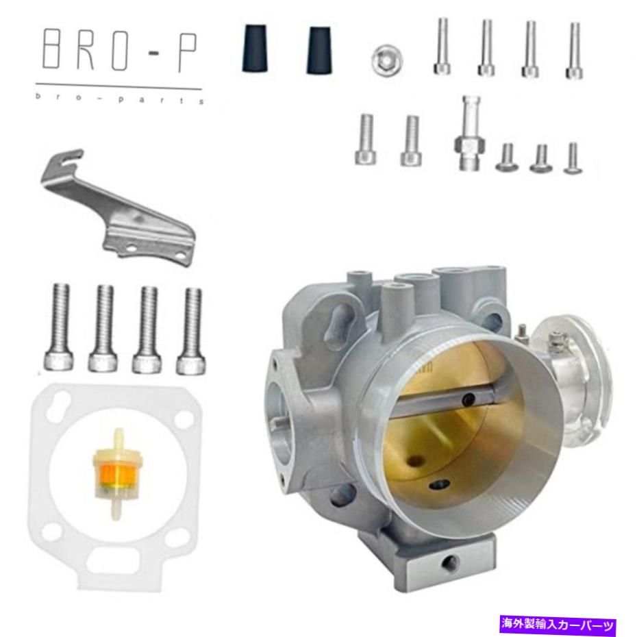 Throttle Body 新しい70mmキャストスロットルボディデュアルPRB RBCボルトパターンK20 K24 K 20 24 New 70mm Cast Throttle Body Dual PRB RBC Bolt Pattern K20 K24 K 20 24【並行輸入品】