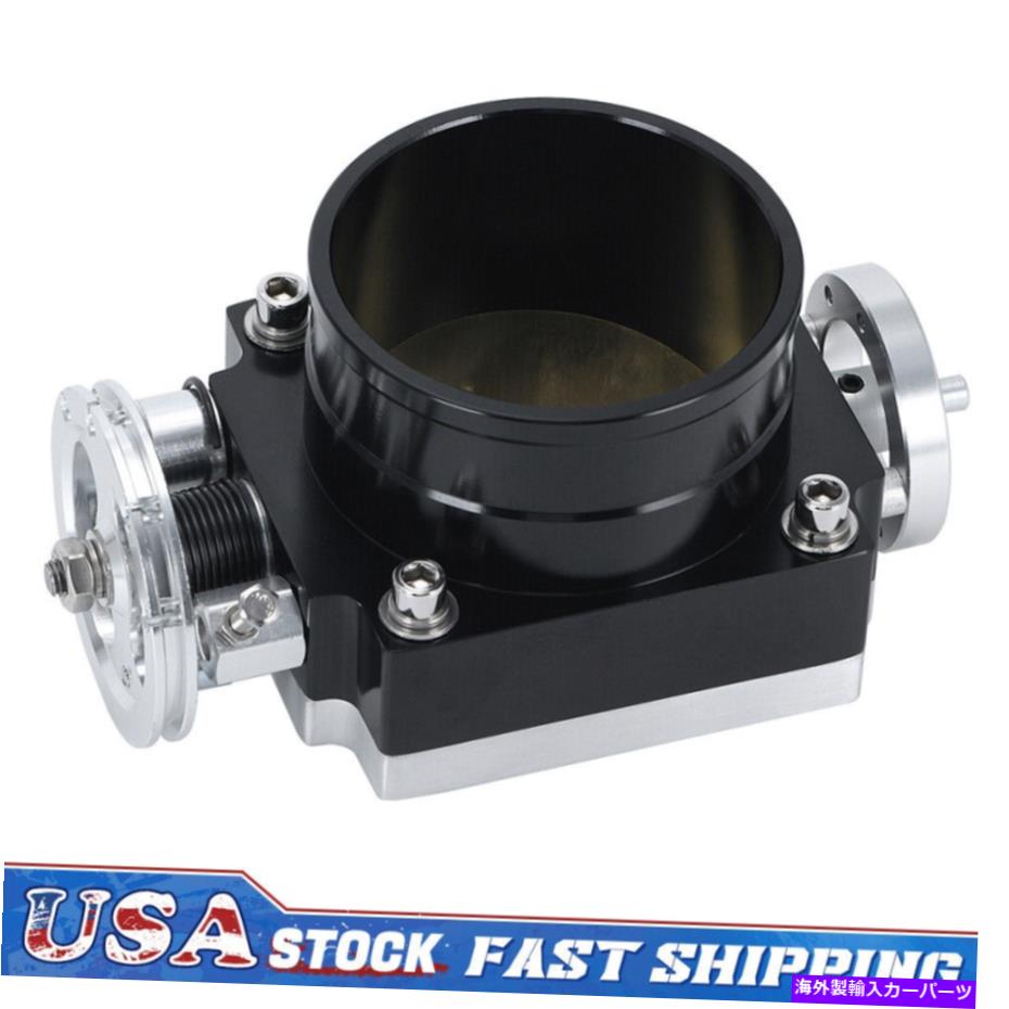 Throttle Body 90mmスロットルボディアルミニウム吸気マニホールドビレットスロットル位置センサー用 90MM Throttle Body Aluminum Intake Manifold Billet for Throttle Position Sensor【並行輸入品】