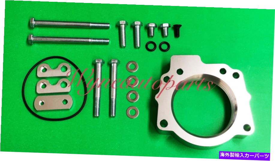 Throttle Body シルバースロットルボディスペーサーフィット00-02トヨタツンドラ4.7L＆01-02 SECOIA V8 Silver Throttle Body Spacer Fit 00-02 TOYOTA TUNDRA 4.7L & 01-02 SEQUOIA V8【並行輸入品】