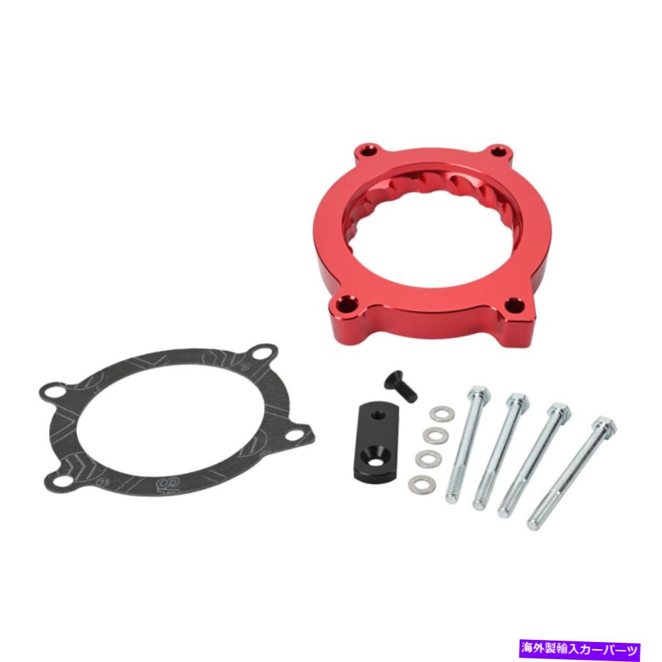 Throttle Body シェビーシルバラード用のレッドスロットルボディスペーサー07-13 4.8L 5.3L 6.0L US Red Throttle Body Spacer For Chevy Silverado For Sierra 07-13 4.8L 5.3L 6.0L US【並行輸入品】