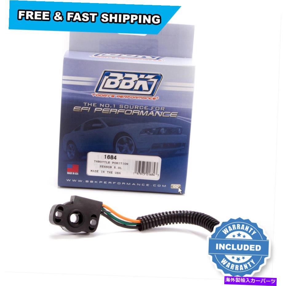 Throttle Body 86-93フォードマスタング5.0L 1684のBBK交換スロットルポジションセンサー BBK Replacement Throttle Position Sensor for 86-93 Ford Mustang 5.0L 1684【並行輸入品】