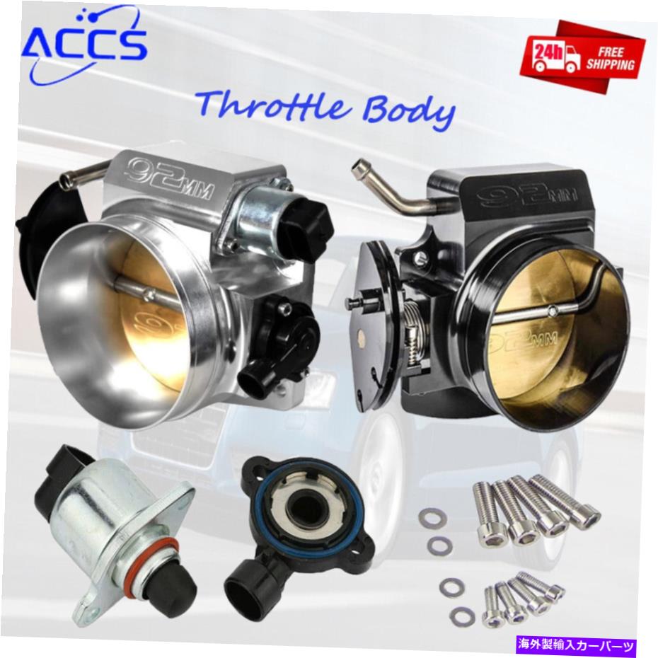 Throttle Body LSX LS1 LS2 LS3 LS6 LS7の位置センサーTPS IACを備えた92mm LSスロットルボディ 92MM LS Throttle Body with Position Sensors TPS IAC For LSX LS1 LS2 LS3 LS6 LS7【並行輸入品】