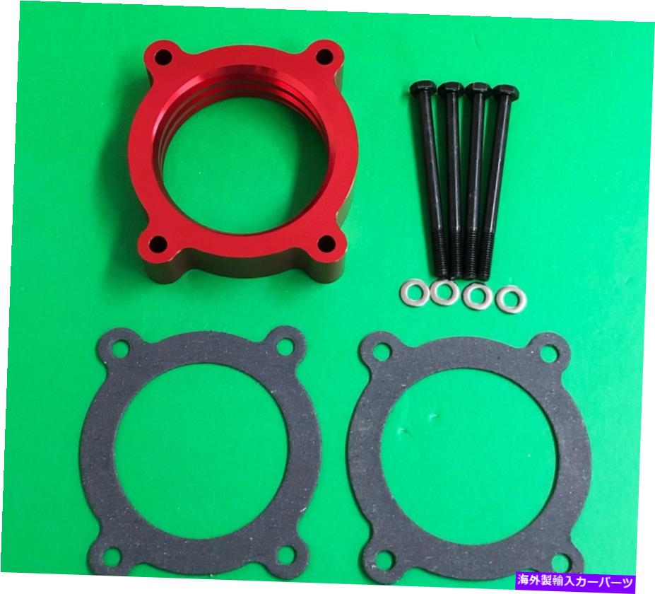 Throttle Body 2011-2019 Ford F150＆Lincoln Navigator 3.5L Turbo Redのスロットルボディスペーサー Throttle Body Spacer For 2011-2019 Ford F150 & Lincoln Navigator 3.5L Turbo RED【並行輸入品】