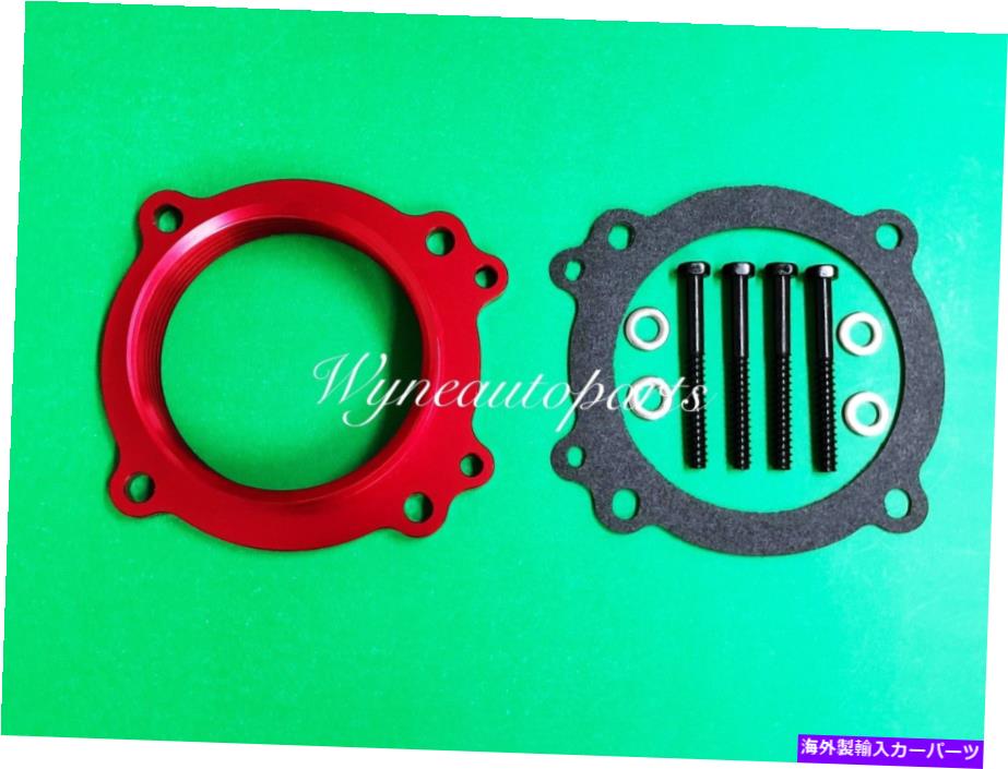 Throttle Body 2008-2012 Dodge Ram 1500 4.7L V8 SOHCのレッドスロットルボディスペーサー Red Throttle Body Spacer For 2008-2012 Dodge Ram 1500 4.7L V8 SOHC【並行輸入品】