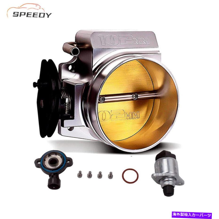 Throttle Body GM 3 LS1 LS2 LS3 LS6 LS7 LSX BILLET + TPS IAC 102mmにフィットするシルバースロットルボディ Silver Throttle Body fit for GM 3 LS1 LS2 LS3 LS6 LS7 LSX BILLET + TPS IAC 102MM【並行輸入品】 43,544円