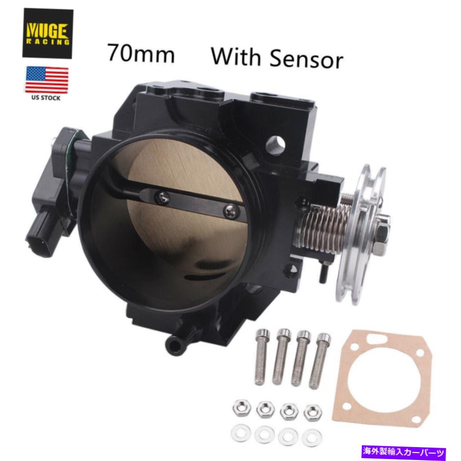 Throttle Body 70mm TPSスロットルボディCivic Si K-Series K20 Engine Acura RSX US用センサー 70mm TPS Throttle Body w/ Sensor For Civic Si K-Series K20 Engine Acura RSX US【並行輸入品】