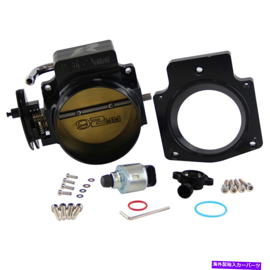 Throttle Body GEN III LS1 LS2 LS7 LSX 97-07の92mmスロットルボディとTPS＆IAC＆スペーサープレート 92mm Throttle Body & TPS & IAC & Spacer Plate for Gen III LS1 LS2 LS7 LSX 97-07【並行輸入品】