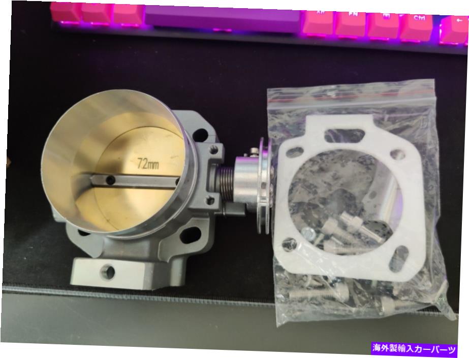 Throttle Body Bigboy Billet 72mm K-Series for K-Series K20 K24 PRB/PRC/RBC/RRC用 BigBoy Billet 72mm Throttle Body For K-Series K20 K24 PRB/PRC/RBC/RRC【並行輸入品】