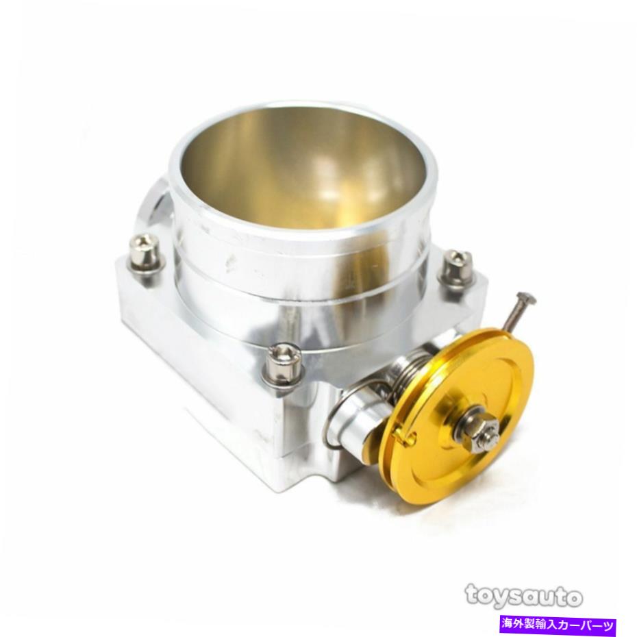 Throttle Body Rev9 90mmユニバーサルビレット *ケーブルドライブ *アルミニウムスロットルボディ +アダプタープレート Rev9 90mm Universal Billet *Cable Drive* Aluminum Throttle Body + Adapter Plate【並行輸入品】