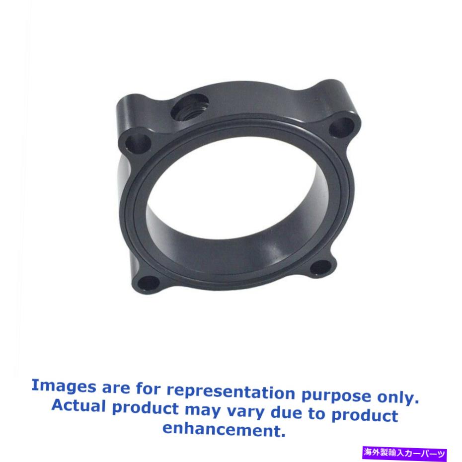 Throttle Body フォルクスワーゲン/アウディ2.0T FSI TSIスロットルボディスペーサーブラック-TS-TBS-030Bのトルク Torque For Volkswagen/Audi 2.0T FSI TSI Throttle Body Spacer Black - TS-TBS-030B【並行輸入品】