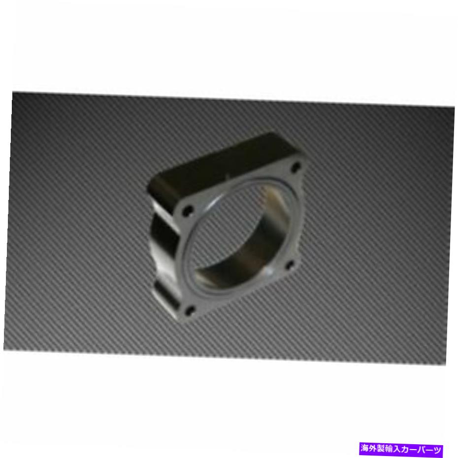 Throttle Body トルクソリューションTS-TBS-022Bスロットルボディスペーサー（黒）新しい Torque Solution TS-TBS-022B Throttle Body Spacer (Black) NEW【並行輸入品】