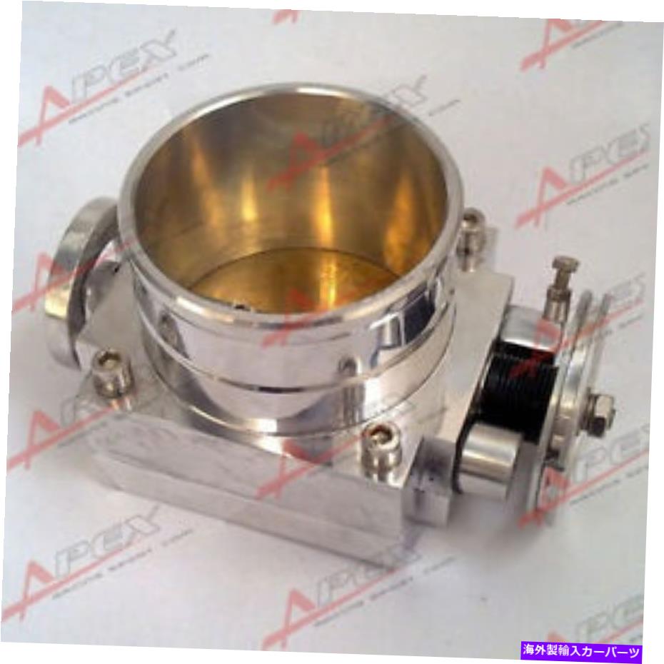 Throttle Body 90mmユニバーサルスロットルボディCNC T6アルミニウムシルバー 90mm Universal Throttle Body CNC T6 Aluminum Silver【並行輸入品】