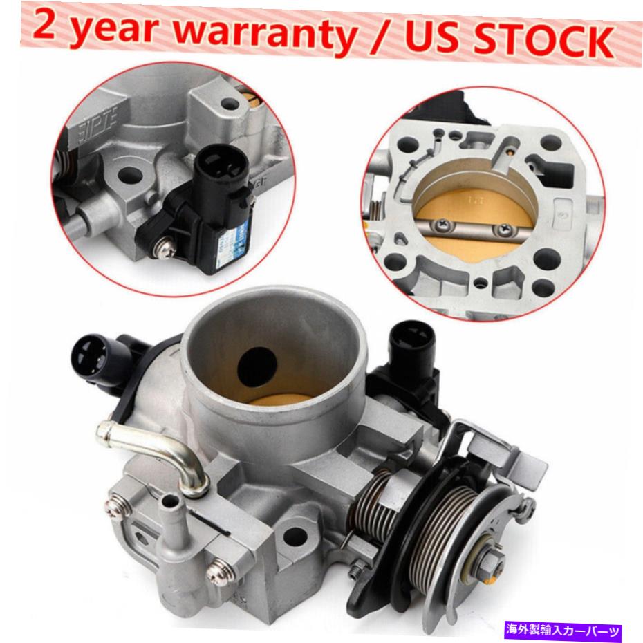 Throttle Body Honda Accord 2.3L 1999 2000 2001 2001に適合するセンサー付き新しいスロットルボディ New Throttle Body w/ Sensors Fits For Honda Accord 2.3L 1998 1999 2000 2001 2002【並行輸入品】