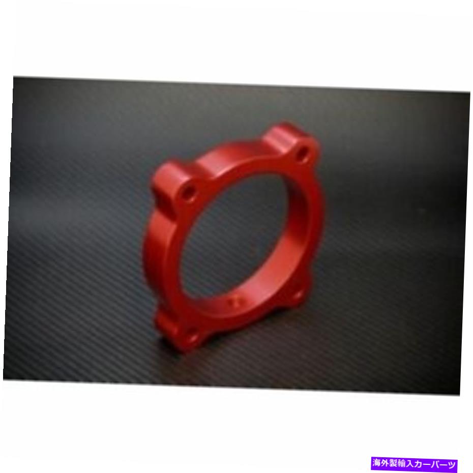 Throttle Body トルクソリューションTBS-021Rスロットルボディスペーサー（赤） Torque Solution TBS-021R Throttle Body Spacer (Red)【並行輸入品】