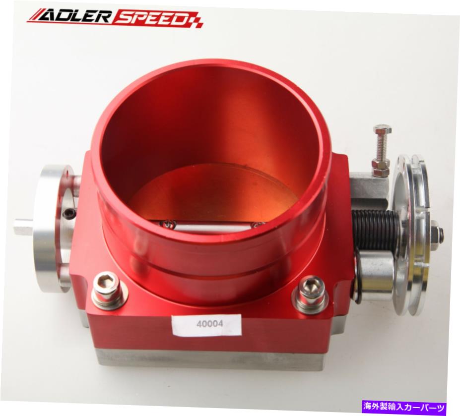 Throttle Body AdlerSpeed 90mmユニバーサルスロットルボディCNC T6アルミニウム赤 ADLERSPEED 90mm Universal Throttle Body CNC T6 Aluminum Red【並行輸入品】 45,012円