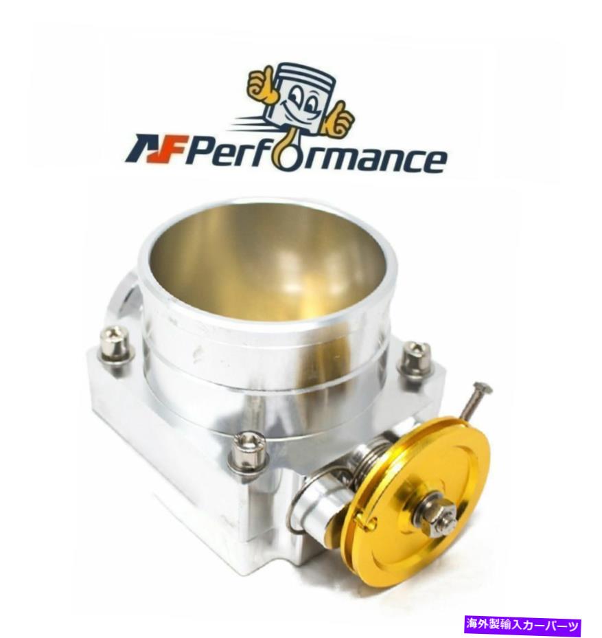 Throttle Body Rev9 90mmアルミニウムユニバーサルビレットスロットルボディW/アダプタープレート＃TB-004 Rev9 90mm Aluminum Universal Billet Throttle Body w/Adaptor Plate # TB-004【並行輸入品】