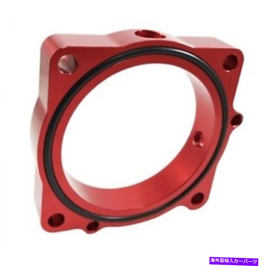 Throttle Body トルクソリューションTBS-001Rスロットルボディスペーサーレッド05-17ダッジチャレンジャー Torque Solution TBS-001R Throttle Body Spacer Red For 05-17 Dodge Challenger【並行輸入品】