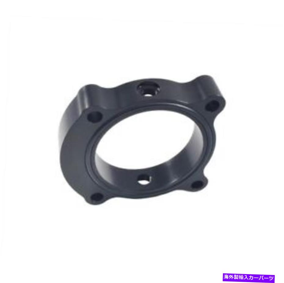 Throttle Body トルクソリューションTBS-029B-1 KIA Optima 2.0Tのスロットルボディスペーサー（黒） Torque Solution TBS-029B-1 Throttle Body Spacer (Black) For Kia Optima 2.0T【並行輸入品】