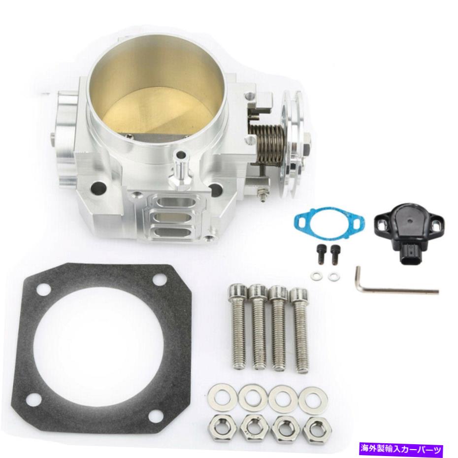 Throttle Body シビックSI K20 K20A K-SERIE INTEGRA RSX DC5用のTPSセンサー付きスロットルボディ70mm Throttle Body 70mm With TPS Sensor For Civic Si K20 K20A K-Serie Integra RSX DC5【並行輸入品】