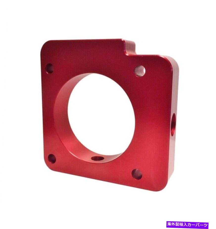 Throttle Body トルクソリューションスロットルボディスペーサーレッドスバルWRX 2006-2014/STI 2004-2015 Torque Solution Throttle Body Spacer Red for Subaru WRX 2006-2014/STI 2004-2015【並行輸入品】