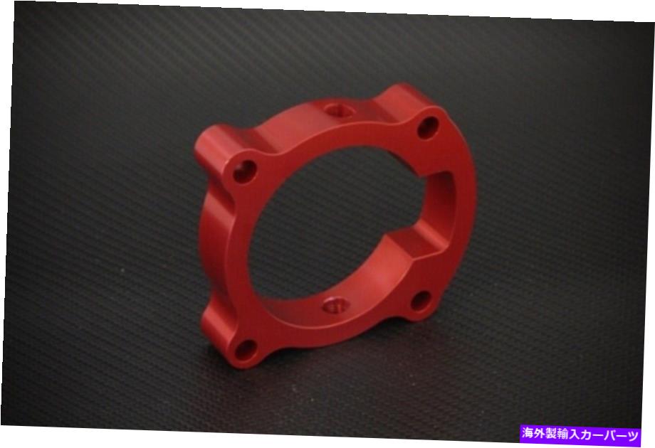 Throttle Body トルクソリューションTS-TBS-018Rスロットルボディスペーサー（赤）：フィット用：ヒュンダイジェネシ Torque Solution TS-TBS-018R Throttle Body Spacer (Red): For FITS: Hyundai Genesi【並行輸入品】