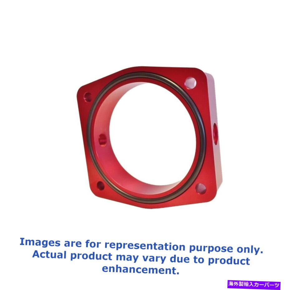 Throttle Body 日産 / infiniti vq35deエンジンボディスペーサーレッド-ts-tbs-024rのトルクソリューション Torque Solution For Nissan / Infiniti VQ35DE Engine Body Spacer Red -TS-TBS-024R【並行輸入品】