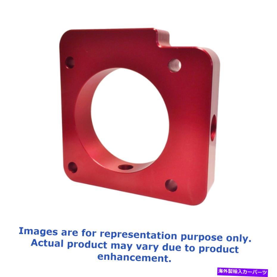 Throttle Body 06-14スバルWRX / 04-15 STIボディスペーサーRED-TS-TBS-027Rのトルク溶液 Torque Solution For 06-14 Subaru WRX / 04-15 STI Body Spacer Red - TS-TBS-027R【並行輸入品】