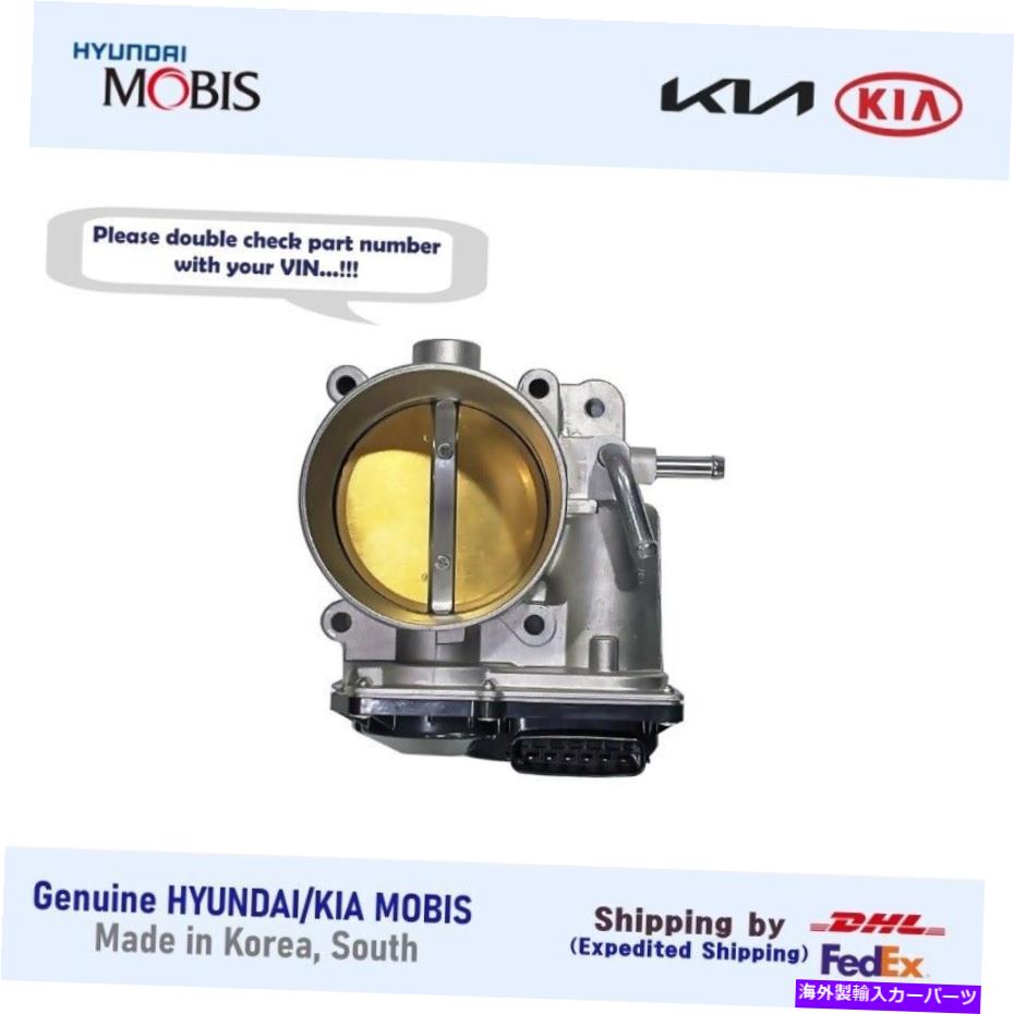 Throttle Body 本物の351002B320 Veloster、Forte5、Forte Koupのスロットルボディアセンブリ-1.6L Genuine 351002B320 Throttle Body Assy for Veloster, Forte5, Forte Koup - 1.6L【並行輸入品】