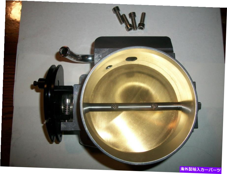Throttle Body FMR 102 mmスロットルボディ、ケーブルでドライブ、GM LS、P/N TK-TB1021Sアルミニウムビレット FMR 102 MM THROTTLE BODY, DRIVE BY CABLE, GM LS, P/N TK-TB1021S ALUMINUM BILLET【並行輸入品】