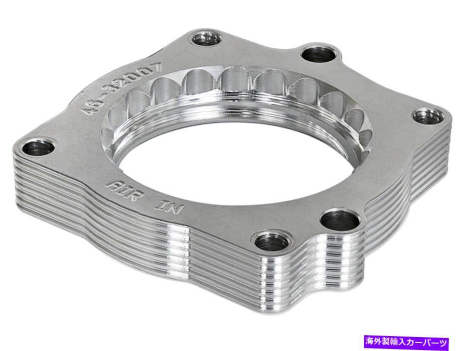 Throttle Body ダッジチャレンジャー/充電器用のAFEシルバー弾丸スロットルボディスペーサー AFE Silver Bullet Throttle Body Spacer For Dodge Challenger/Charger【並行輸入品】