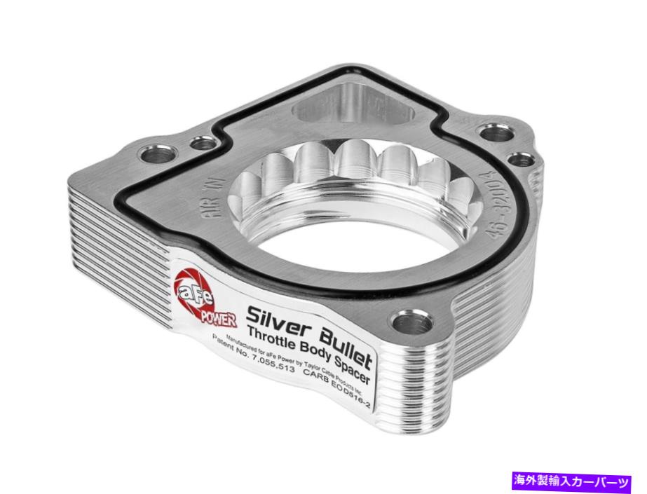 Throttle Body 2002年から2007年のDodge Ram 1500のAFEパワーシルバーブレットスロットルボディスペーサー Afe Power Silver Bullet Throttle Body Spacer For 2002-2007 Dodge RAM 1500【並行輸入品】