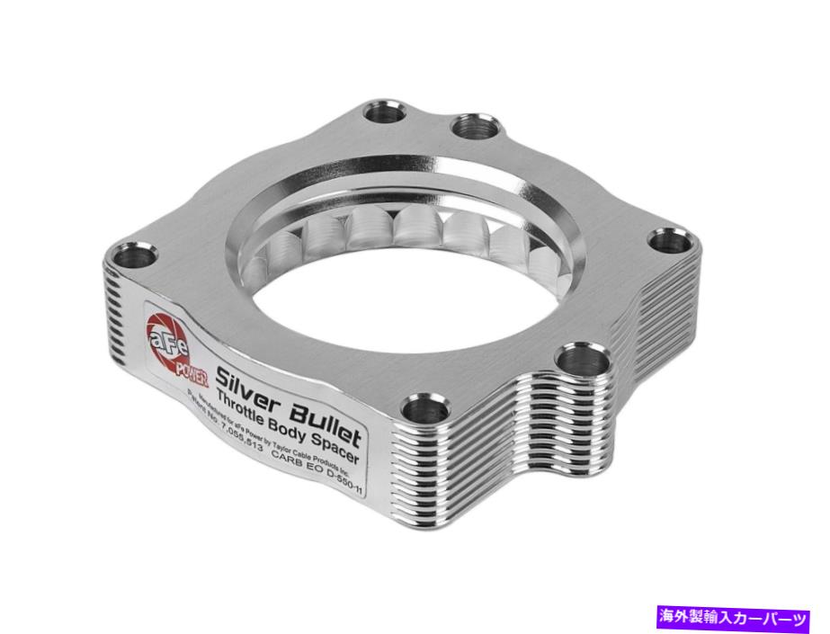 Throttle Body 2009-2022 Dodge Ram 1500 5.7l HemiのAFEシルバーブリットスロットルボディスペーサー aFe Silver Bullet Throttle Body Spacer for 2009-2022 Dodge Ram 1500 5.7L HEMI【並行輸入品】