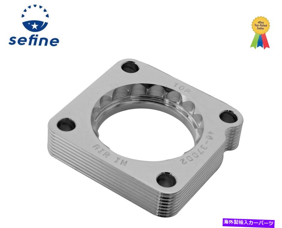 Throttle Body Honda/Acura V6 3.5Lシルバー弾丸スロットルボディスペーサー46-37002のAFE aFe for Honda/Acura V6 3.5L Silver Bullet Throttle Body Spacer 46-37002【並行輸入品】