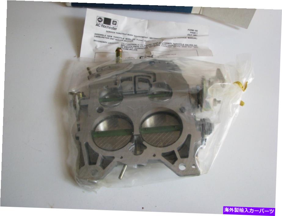 Throttle Body 新しいnos delcoキャブレタースロットルボディアッセイ85-88 c/k 350 4BCロチェスター17111344 NEW NOS DELCO CARBURETOR THROTTLE BODY ASSY 85-88 C/K 350 4BC ROCHESTER 17111344【並行輸入品】