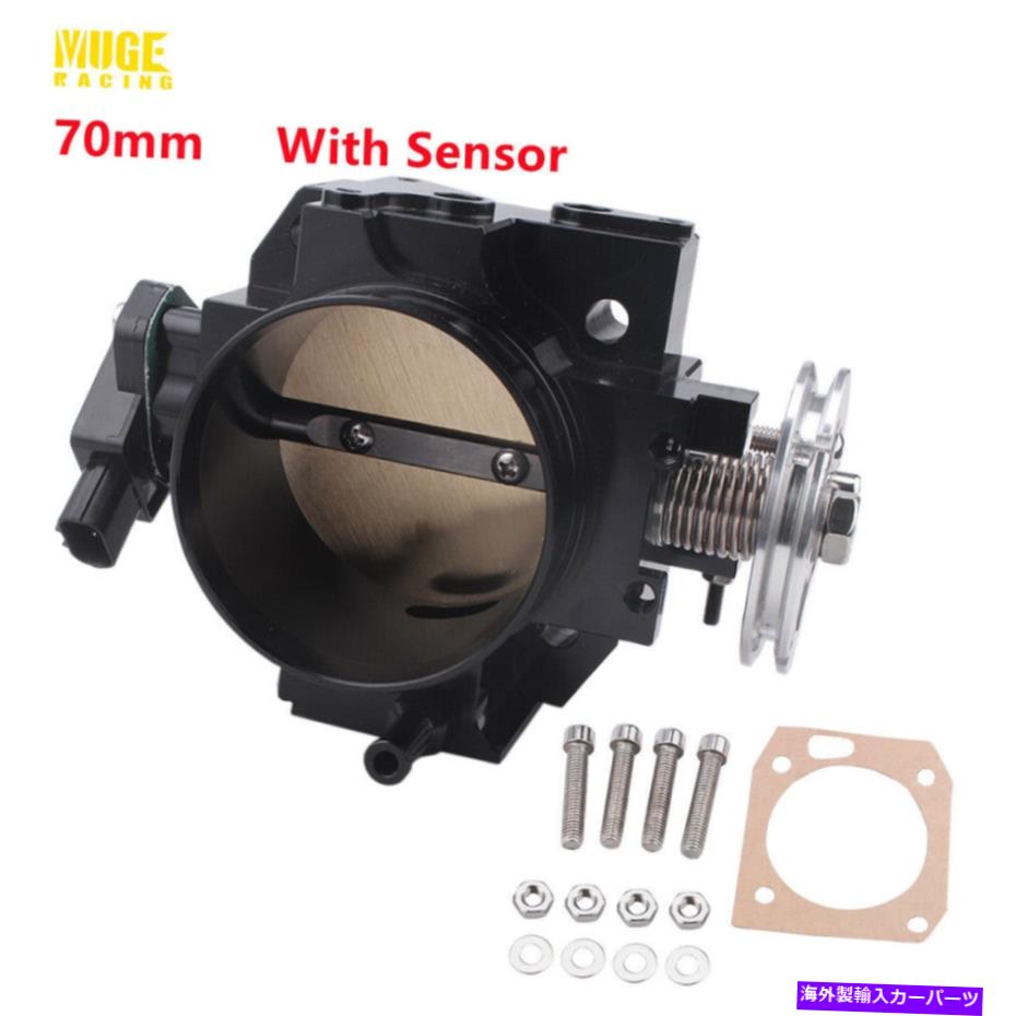 Throttle Body 70mm TPSスロットルボディCivic Si K-Series K20 Engine Acura RSX用センサー 70mm TPS Throttle Body w/ Sensor For Civic Si K-Series K20 Engine Acura RSX【並行輸入品】