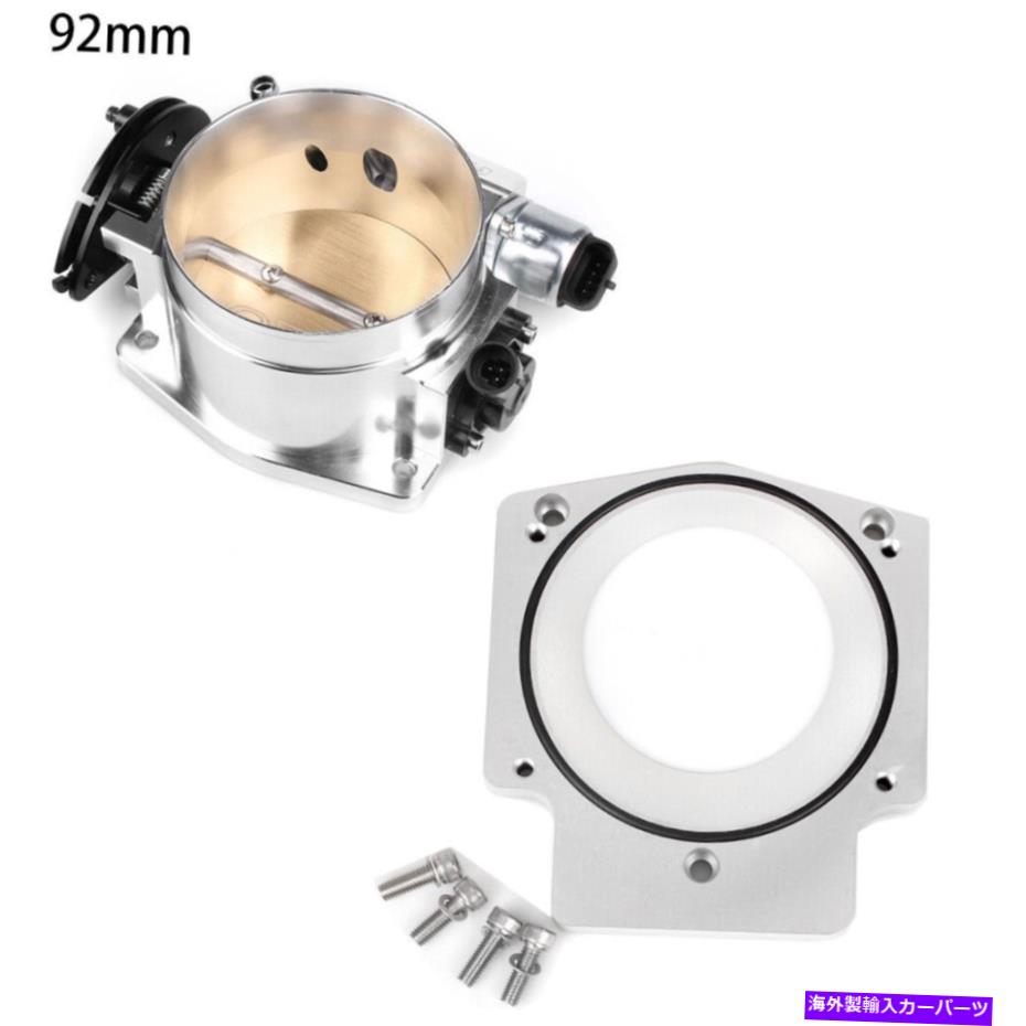 Throttle Body 92mm摂取マニホールドスロットルボディ / GM LS LS1 LS2 LS3 LS6用スロットルガスケット 92mm Intake Manifold Throttle Body / Throttle Gasket for GM LS LS1 LS2 LS3 LS6【並行輸入品】